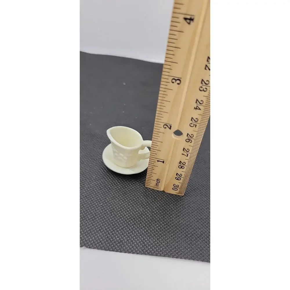 Vintage Young Shiun Miniature Tea Set White Porcelain Teapot Tray Cups...